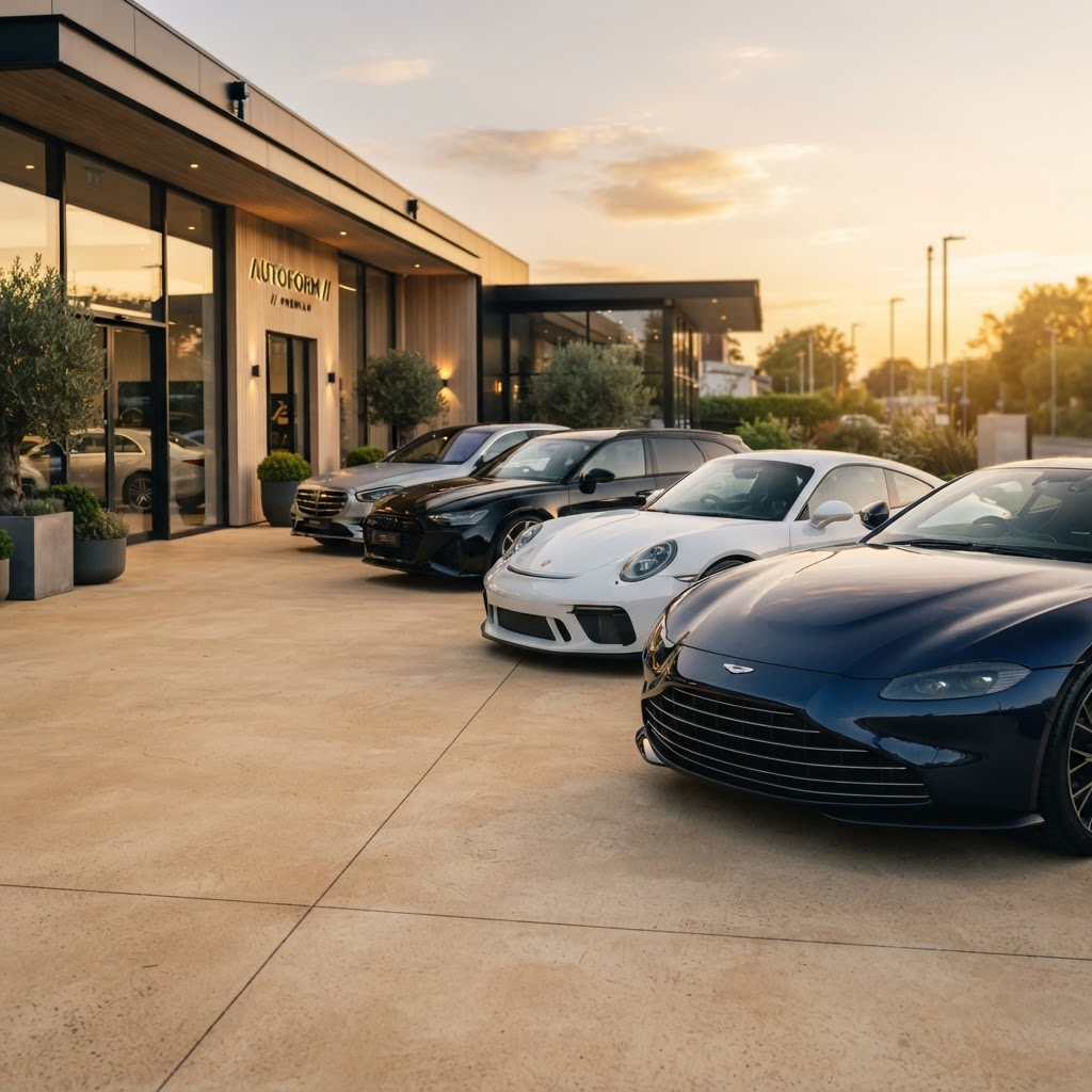 Rows of vehicles available on our forecourt